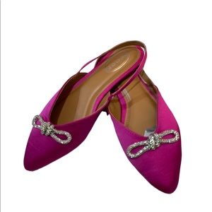 Scoop Pink / Fuchia Bling Sling Back Size 8 Flats 🌸. NIB
